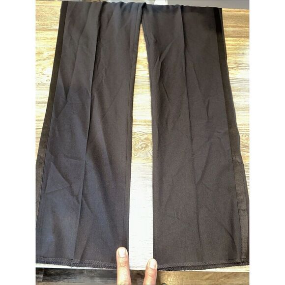 Nordstrom Rack Trim Fit Dress Pants. Size 36x37. Raw Hem Black. NWOT. T - Picture 2 of 10